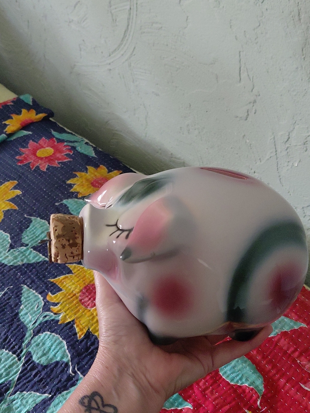 1957 Corky Hull Piggy Bank Perfect - Picture 4 of 4